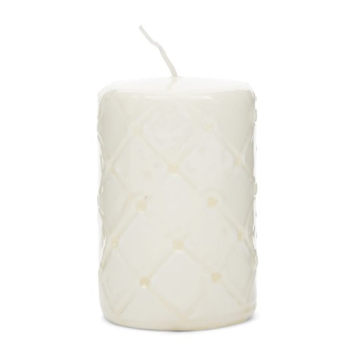 Świeca biała  Pillar Padded  Riviera Maison 7x10