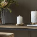Świeca biała Pillar Candle Pillar Padded  Riviera Maison 7x10