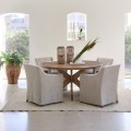 Krzesło  Dining Chair Firenze, Fabulous Flax, Linnen iviera Maison