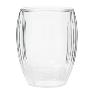 Szklanka Double Wall Glass Line Coffee Riviera Maison 