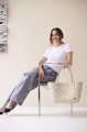 Torba na zakupy Paris Shopper  Handed By pale grey S