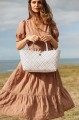 Torba na zakupy Mini Motif Bag Handed By pale grey S