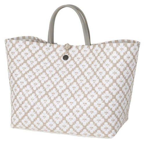 Torba na zakupy Motif Bag Handed By pale grey L