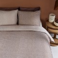 Zestaw pościeli  RM Chevron Weave  Riviera Maison 140x200/220 Brown