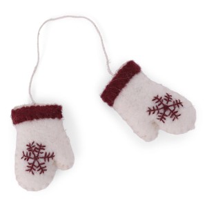 Mittens Gry & Sif White