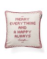 Poszewka Happy always pillow cover  Lexington snow white /red