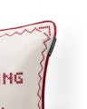 Poszewka Happy always pillow cover  Lexington snow white /red