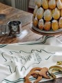 Ręcznik kuchenny Gingerbread kitchen towel Lexington  white/green