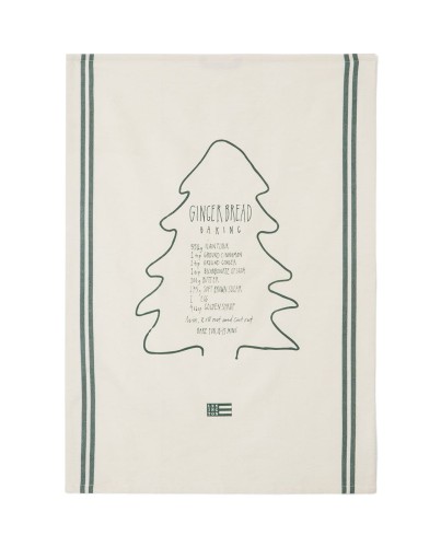 Ręcznik kuchenny Gingerbread kitchen towel Lexington  white/green