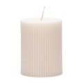 Świeca biała  Fine Rib Pillar   Riviera Maison  7x9