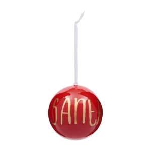 Bombka Christmas Santa  Riviera Maison 10cm    