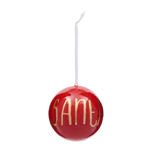 Bombka Christmas Santa  Riviera Maison 10cm    