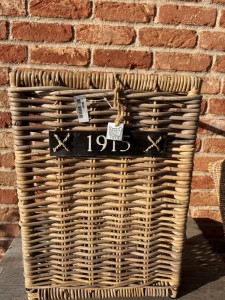 Kosz rattanowy na drewno 40x36cm 