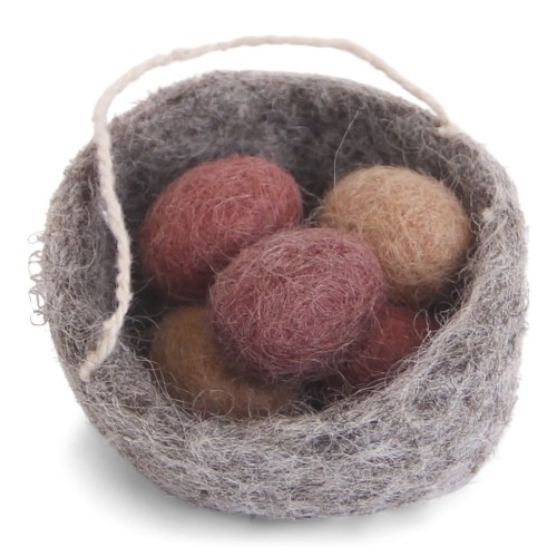 Gniazdko Nest w/Red Eggs Gry & Sif    
