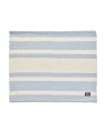 Podkładka Striped organic cotton herringbone placemat, white/blue  Lexington  40x50