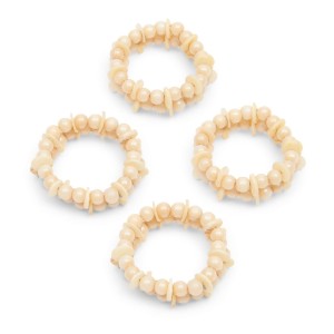 Pierścień na serwetki Pearl Muse  Riviera Maison 4szt.   