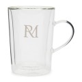 Szklanka RM Double Wall Monogram  Riviera Maison L