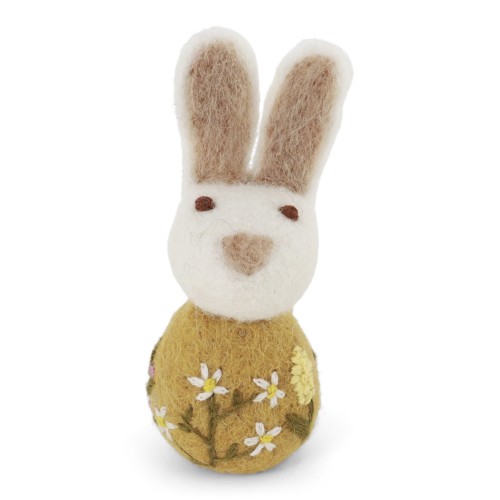 Small Bunny w/Flower - ochre  Gry & Sif  