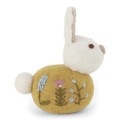 Sitting Bunny w/Flower Ochre  Gry &amp; Sif