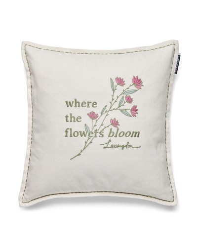 Poszewka Flowers bloom linen blend pillow cover Lexington  50x50   