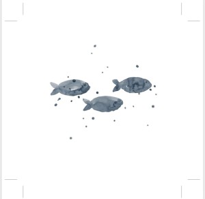 Papierowe serwetki  Sögne Fish