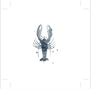 Papierowe serwetki  Sögne Lobster