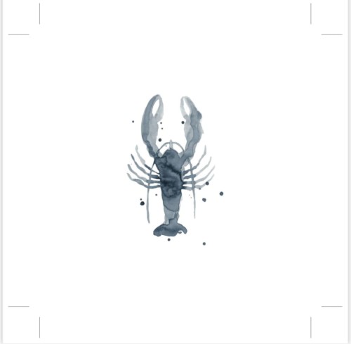 Papierowe serwetki  Sögne Lobster