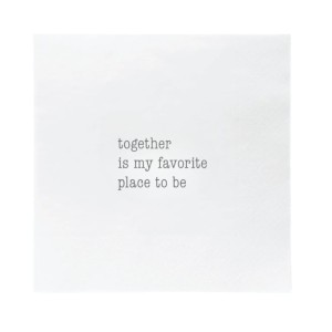Papierowe serwetki  Sögne together is my