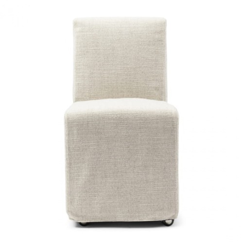 Krzesło  Dining Chair Firenze, Antique White, Rich Tweed Riviera Maison   