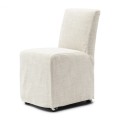 Krzesło  Dining Chair Firenze, Antique White, Rich Tweed Riviera Maison