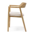 Krzesło Puglia Dining Armchair Chair Riviera Maison Flanders Flax