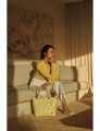 Torba na zakupy Paris Shopper  Handed By vanilla yellow S