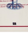 Ręcznik kuchenny Lobster rolls organic cotton twill kitchen towel, white/red Lexington