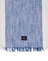Podkładka Striped organic cotton placemat with fringes, blue/white Lexington  40x50