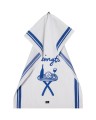 Ręcznik kuchenny Printed organic cotton twill kitchen towel, white/blue Lexington