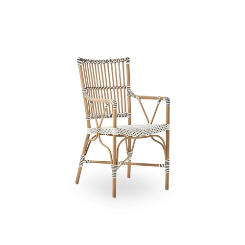 Fotel Monique Exterior  Sika Design white w/ chappuchino dot