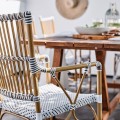 Fotel Monique Exterior  Sika Design white w/ chappuchino dot