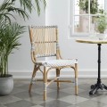 Krzesło Monique Exterior  Sika Design white w/ chappuchino dot