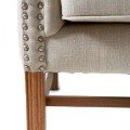 Fotel Franklin Park Wing Riviera Maison linen flax