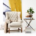 Fotel Franklin Park Wing Riviera Maison linen flax