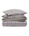 Zestaw pościeli Checked cotton flannel bed set misty blue/white  Lexington