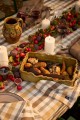 Serwetka Checked linen blend napkin Lexington