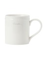 Kubek Lexington porcelain mug, white/beige Lexington