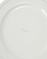 Talerz obiadowy Lexington porcelain dinner plate gift set (set of 4), white/beige Lexington