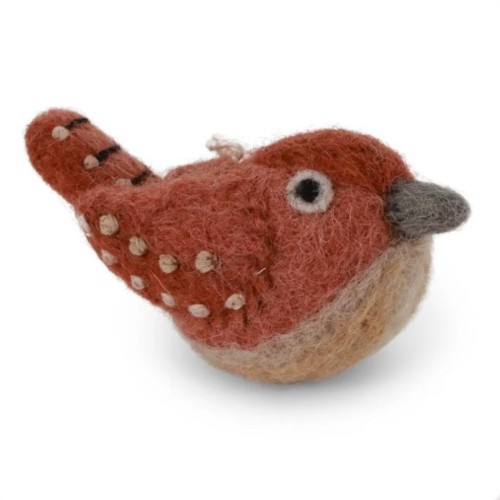 Bird Wren Rusty Brown  Gry & Sif        