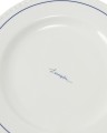 Talerz śniadaniowy Lexington porcelain dessert plate gift set (set of 4), white/blue  Lexington