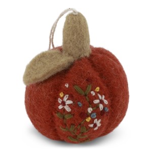 Pumpkin with Embroidery  Gry & Sif - Rusty Red            