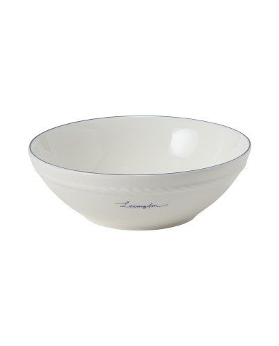 Miska Lexington porcelain small bowl gift set (set of 4), white/blue  Lexington   