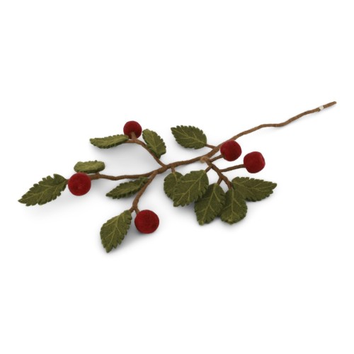 Branch  with Dark red Apples Gry & Sif             