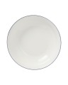 Miska Lexington porcelain medium bowl, white/blue   Lexington